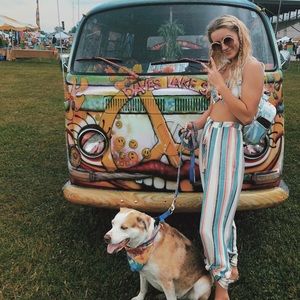 Two piece tie-dye outfit